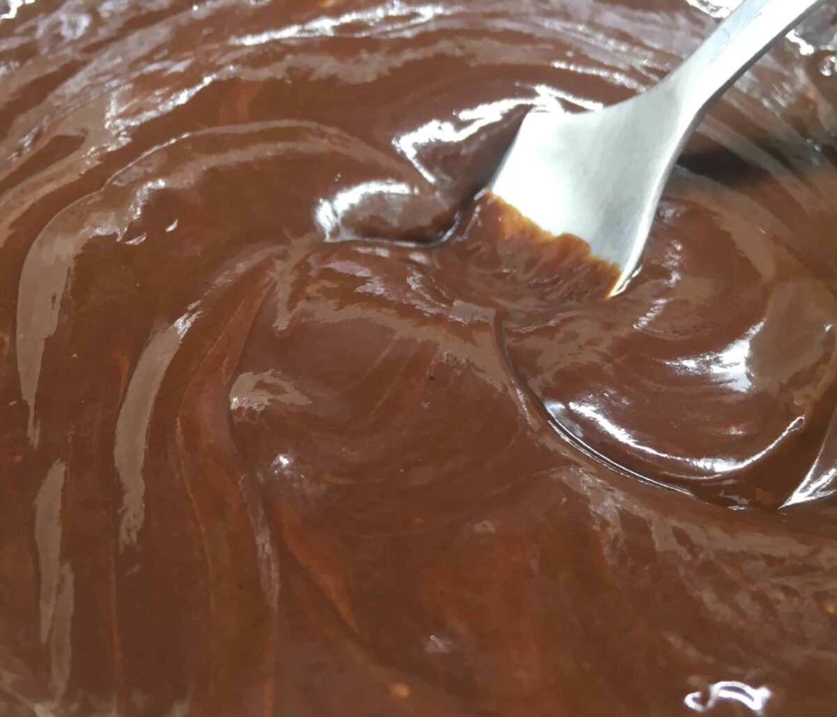 Melted chocolate for dipping.