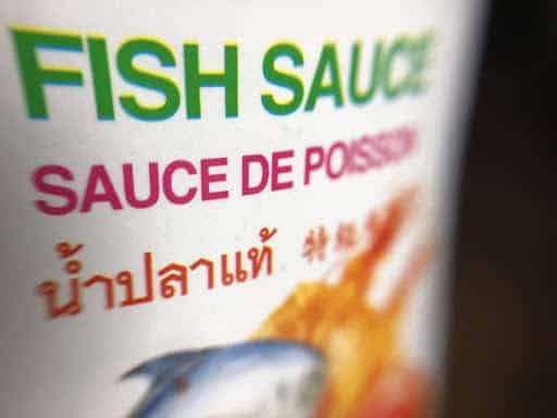 Fish sauce.