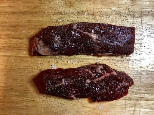 Salted steaks, chef’s version.