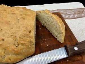 Herb Infused Ciabatta Bread - Yes, it’s really good (Photo by Erich Boenzli)
