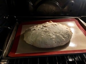 Herb Infused Ciabatta Bread - Getting delicious (Photo by Erich Boenzli)