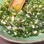 Chimichurri - Chopped, not blended (Photo by Erich Boenzli)
