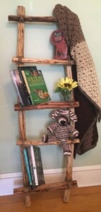 DIY Ladder - Beautiful indoor home decor (Photo by Viana Boenzli)