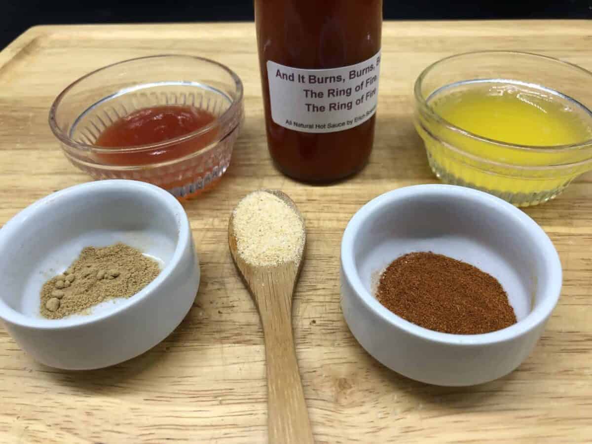 Sauce ingredients.