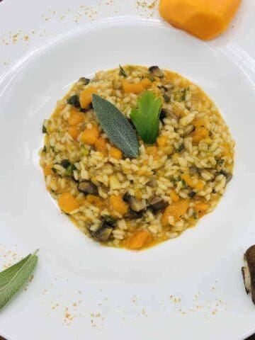Butternut Squash Risotto - Baby, it’s cold outside (Photo by Erich Boenzli)