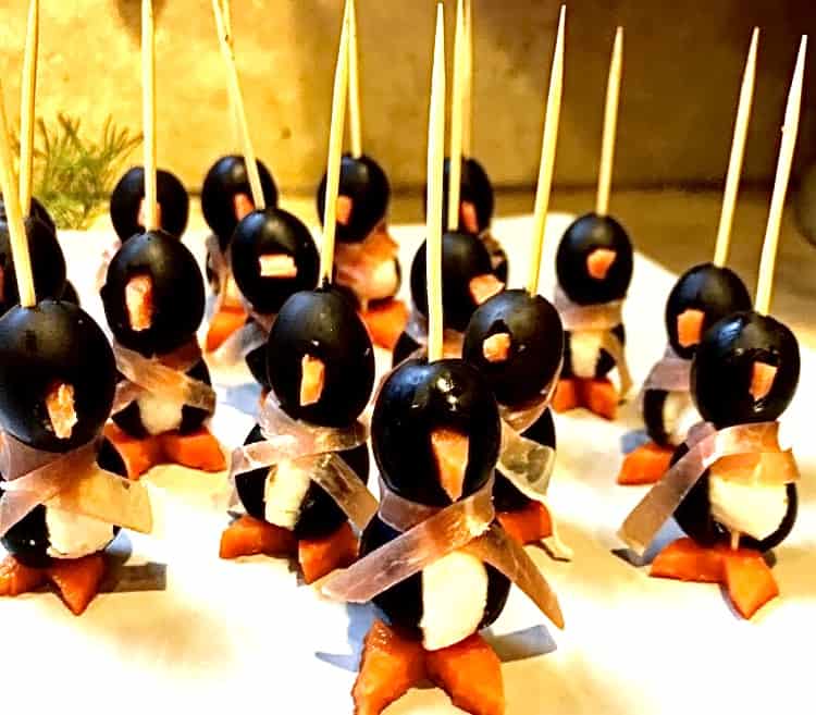 Olive penguins.