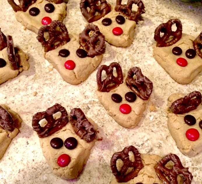 Reindeer cookies.