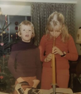 Christmas Traditions - Me and my sister...Can we open the presents yet?!