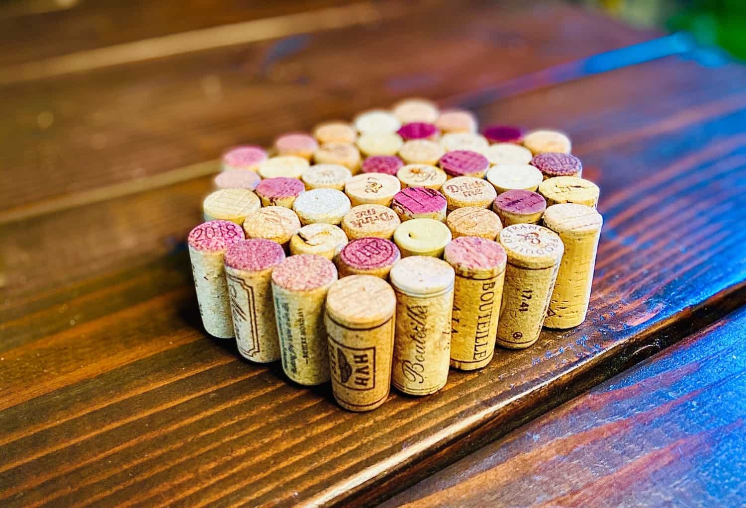 Wine cork trivet.