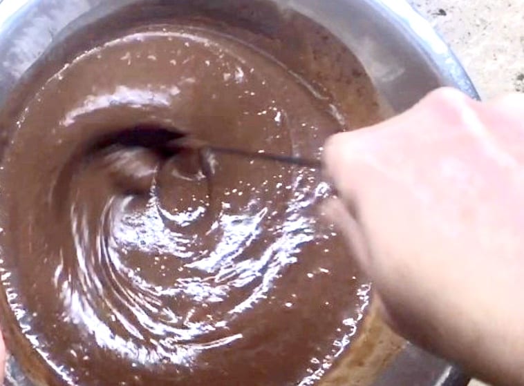 Irish Coffee Chocolate Mousse - Pudding mixture (Photo by Viana Boenzli)