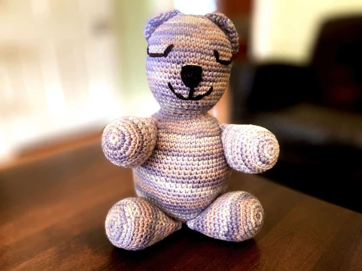 Little bear amigurumi.