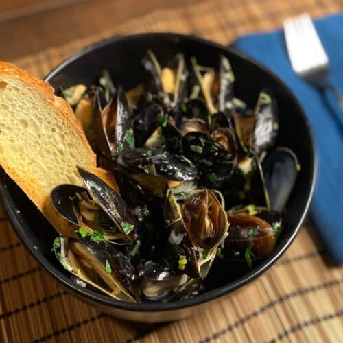 Moules mariniere.