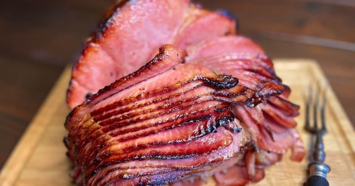 Smoked Ham with Brown Sugar Glaze Recipe - Vindulge