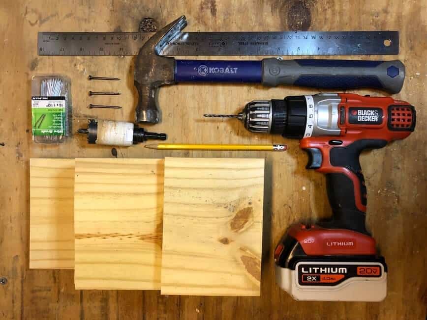 Tools and supplies.