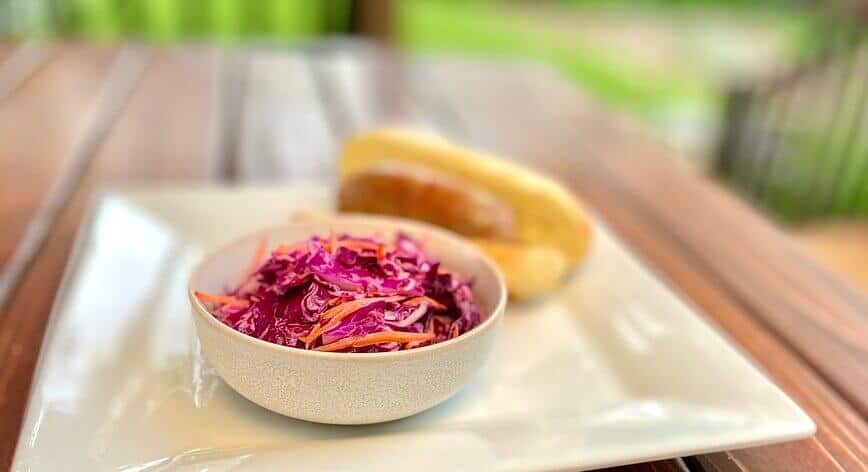 Homemade cole slaw.