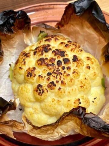 Cauliflower Rice and Oven Roasted Cauliflower - Deliciously creamy oven roasted cauliflower (Photo by Erich Boenzli)