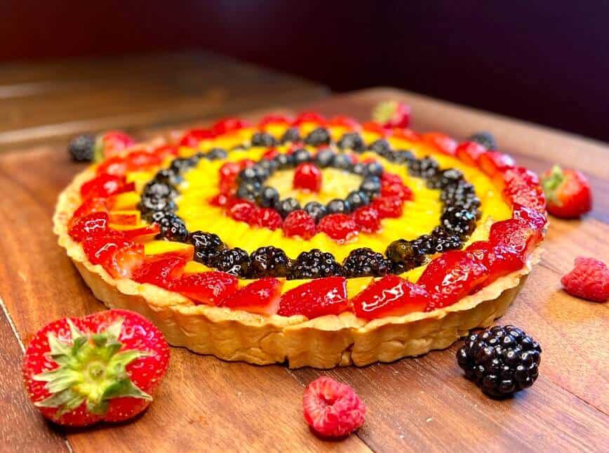 Fruit tart recipe. 