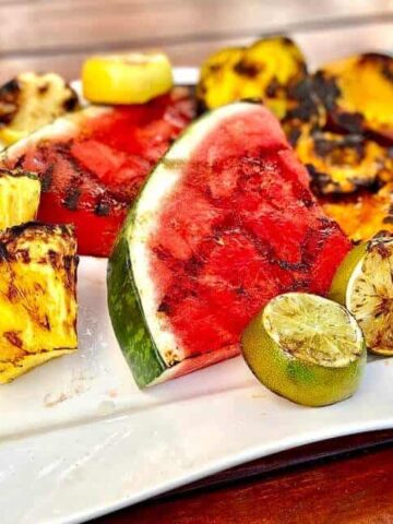 Grilling Fruits - Grilling fruits is easy and delicious (Photo by Erich Boenzli)