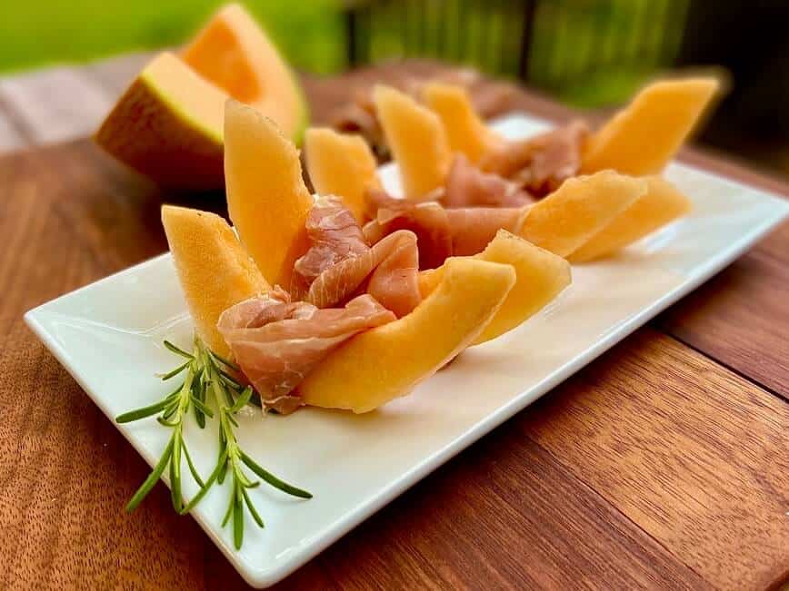 Prosciutto and melon.