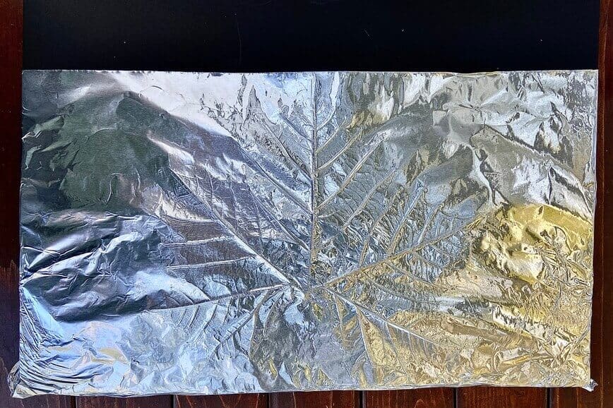 TW - Fall Leaf Aluminum Foil Craft