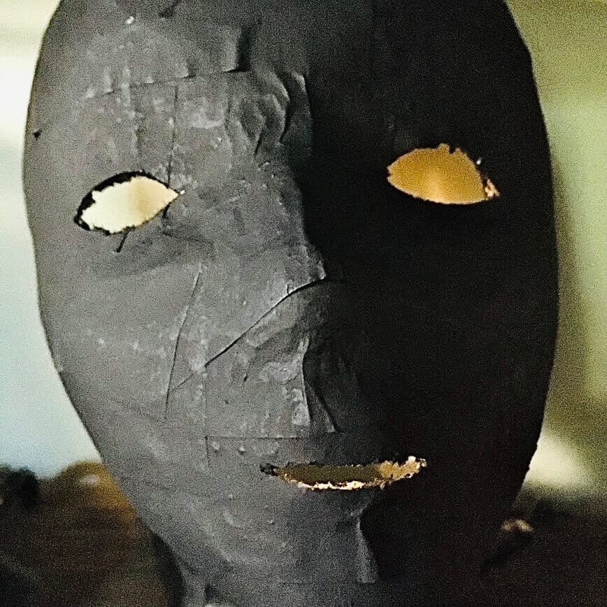 jack skellington mask paper mache