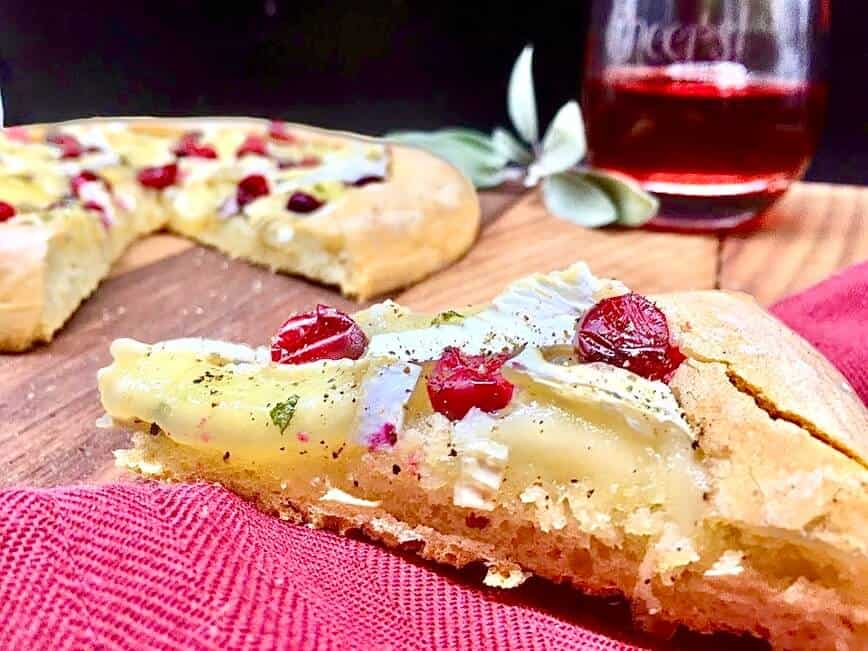 Baked cranberry brie bites.