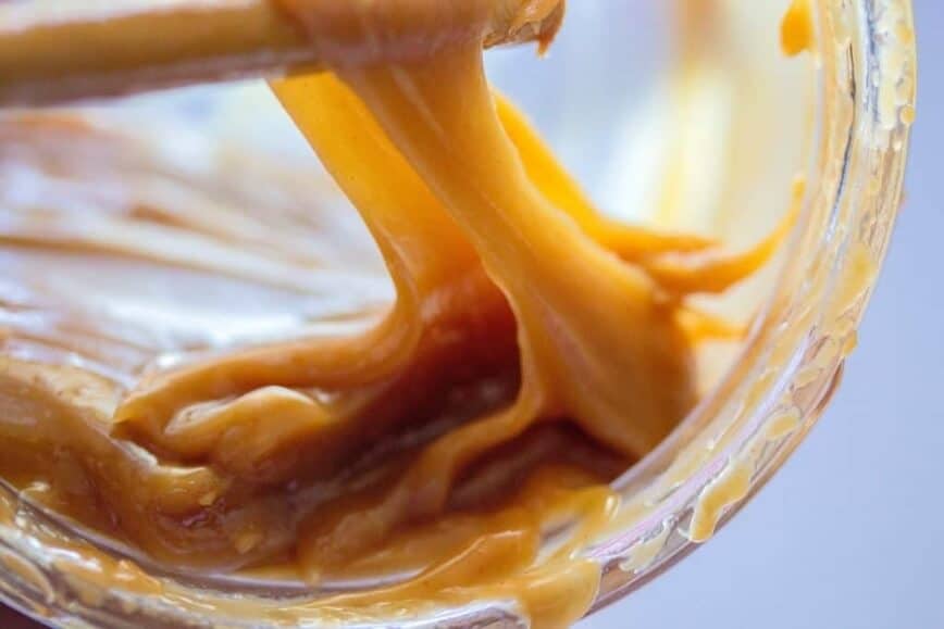 Caramel sauce.