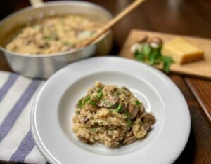 What is Risotto Mushroom Risotto (Photo by Viana Boenzli)