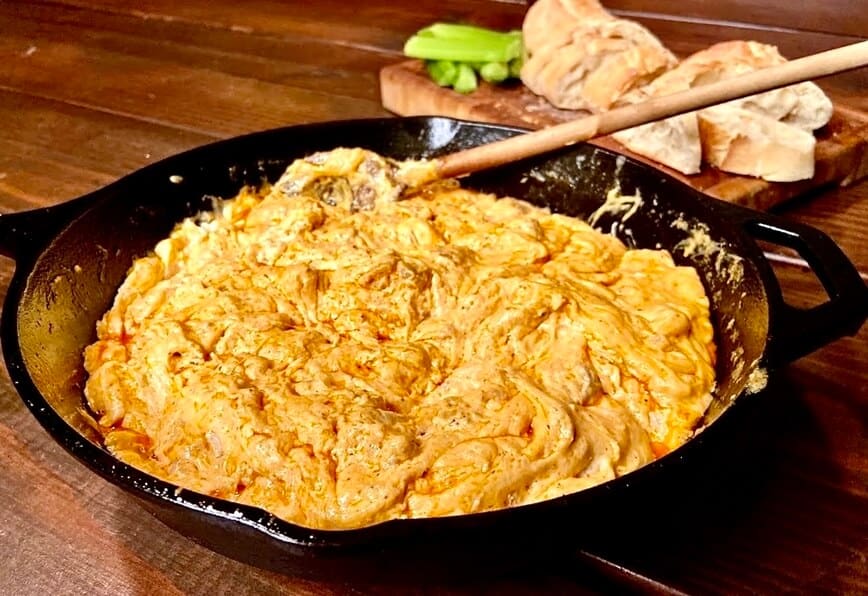 Buffalo chicken dip.