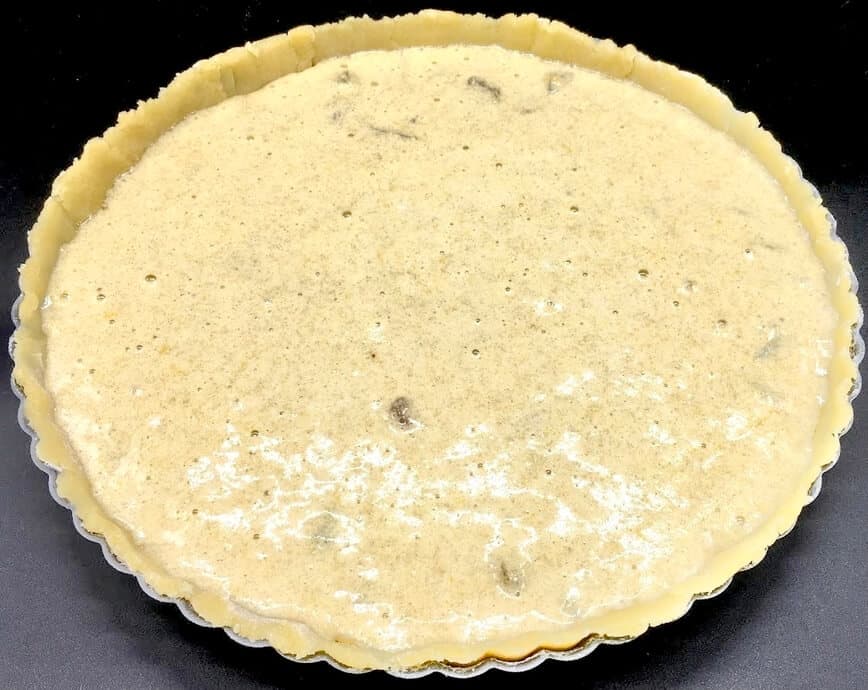 Layer of almond filling.
