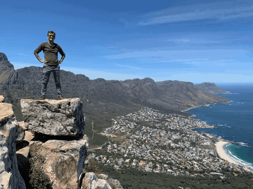 About Erich - On top of Lion’s Head, Cape Town, South Africa