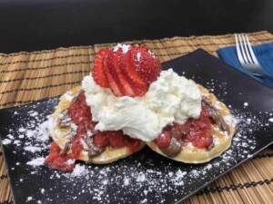 Strawberry Shortcake Waffles (Photo by Erich Boenzli)