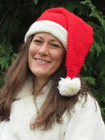 Santa Claus is Coming to Town with a Free Santa Hat Crochet Pattern (Photo by Erich Boenzli)
