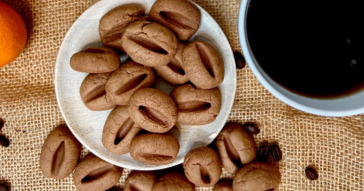 Coffee Bean Cookies - Maplewood Road