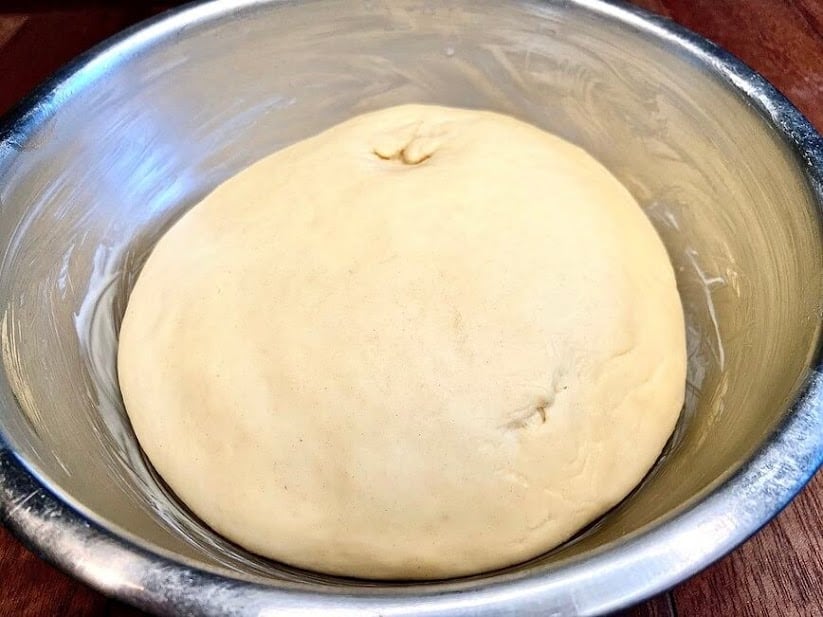 Dough doubled in size.