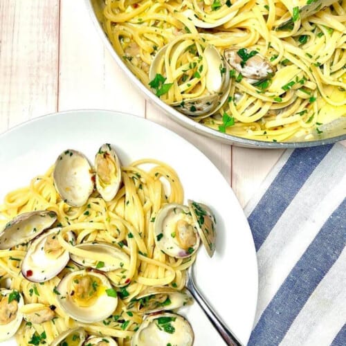 Linguine with clams.