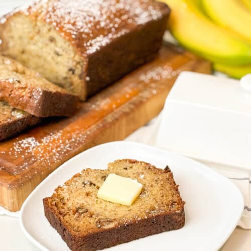 Banana Nut Bread, So Fluffy and Moist.