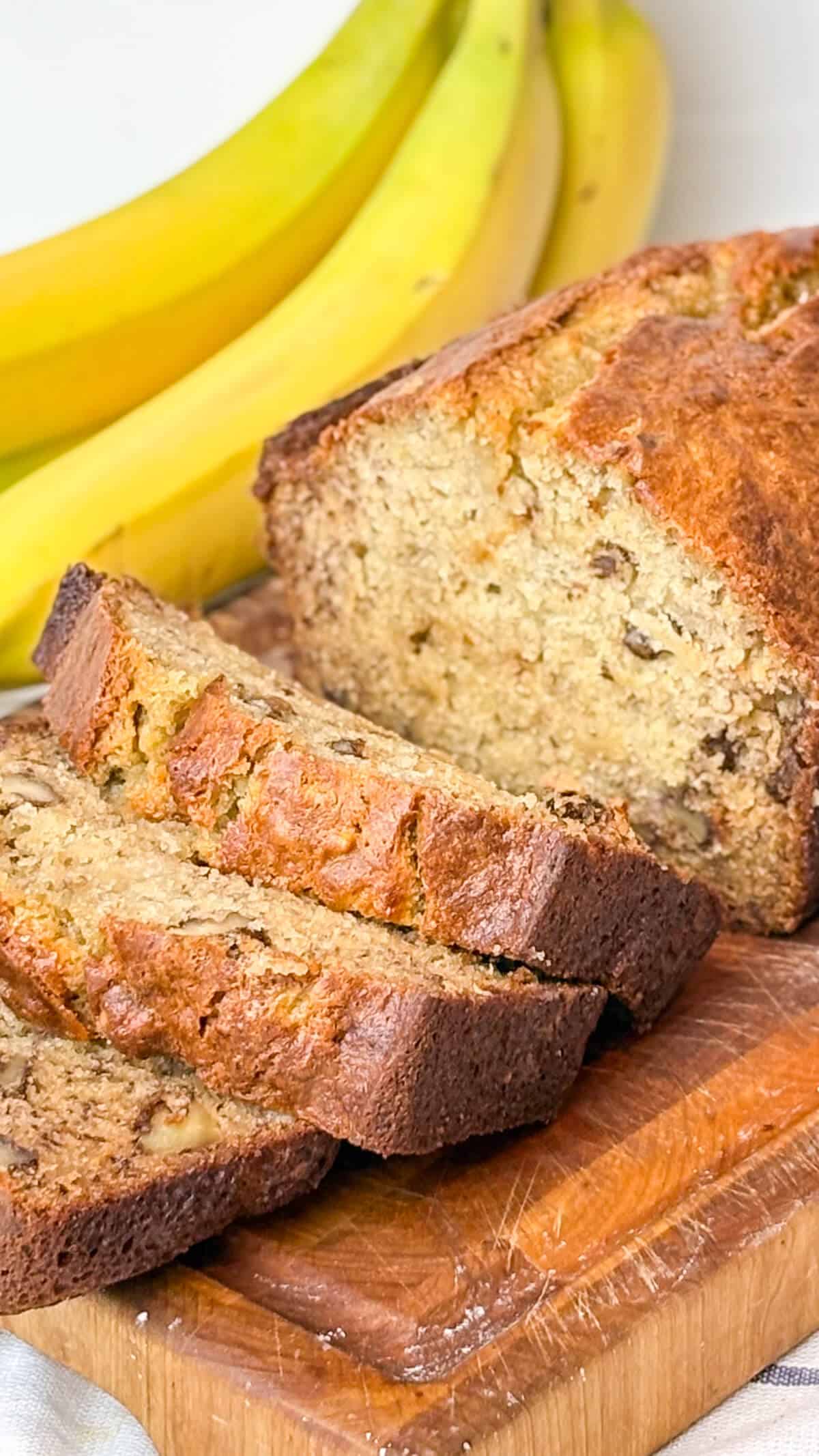 Sliced, ready to serve.