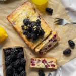 Lemon blackberry bread