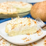 Coconut cream pie.