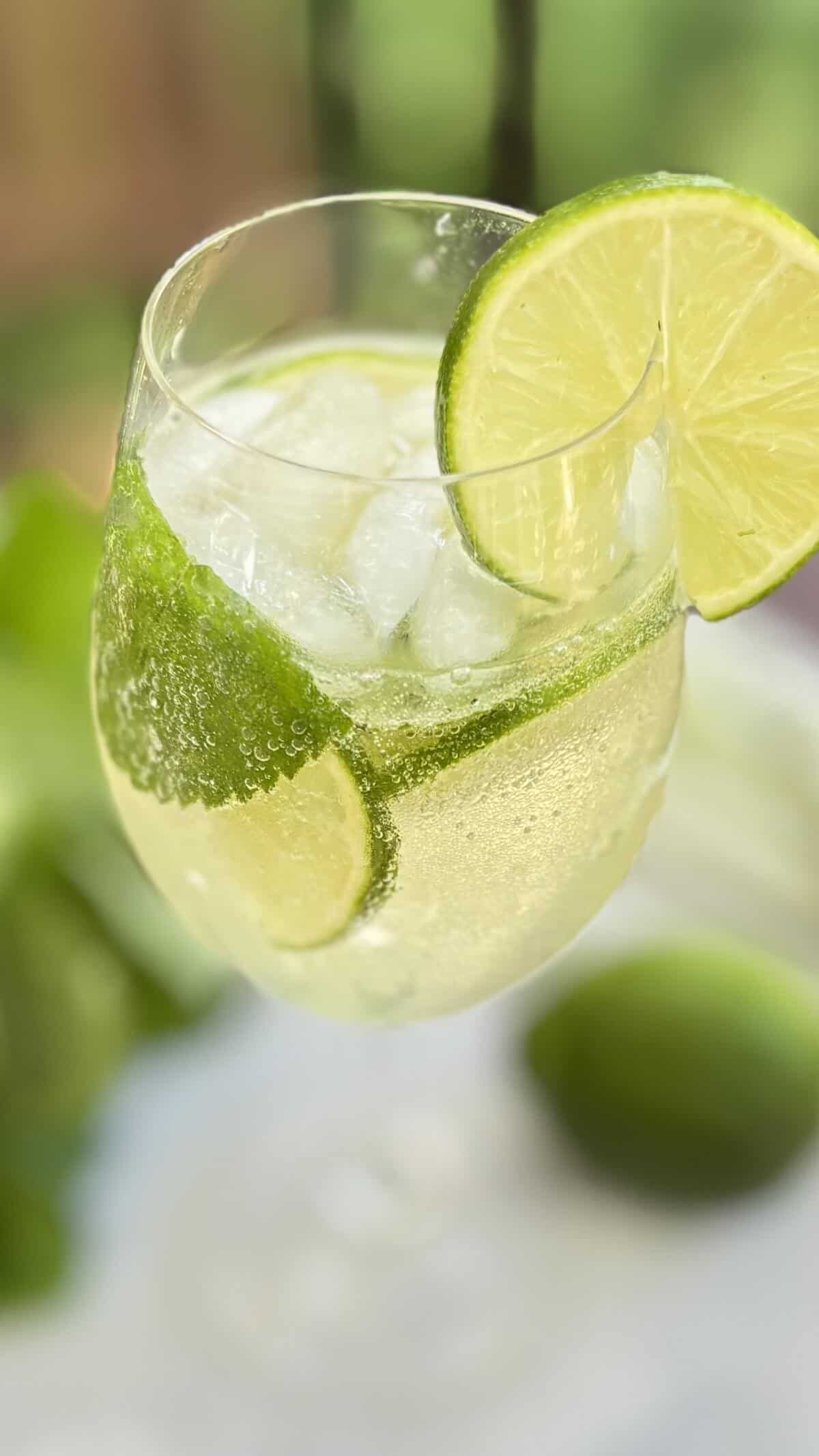 Refreshing cocktail.