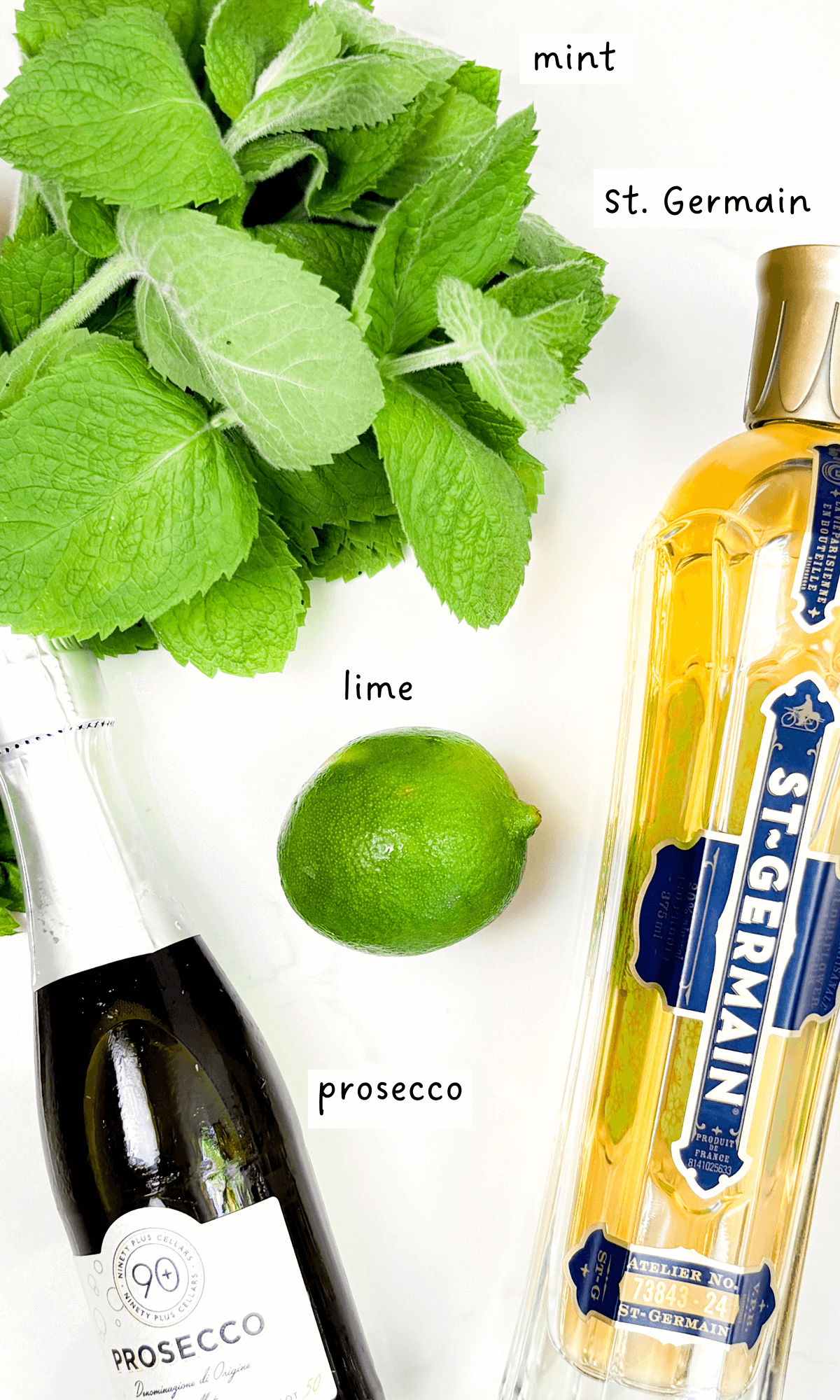 Recipe ingredients.