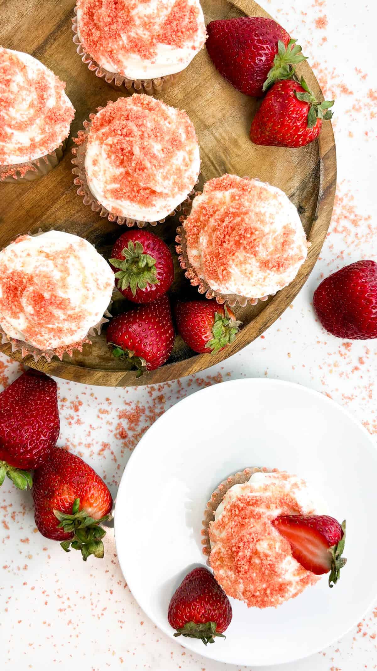Cupcakes ready to be served.