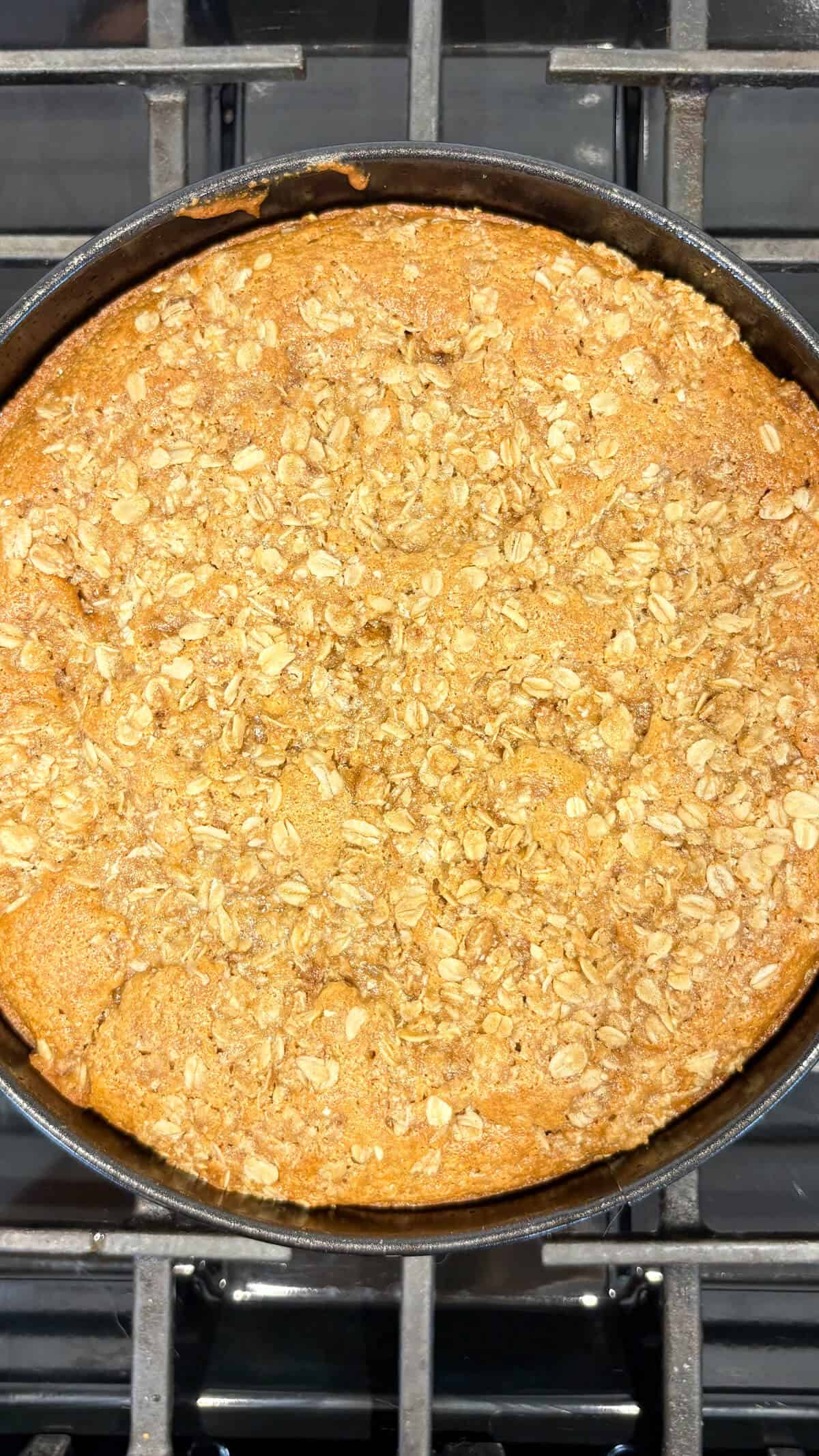 Freshly baked from the oven.