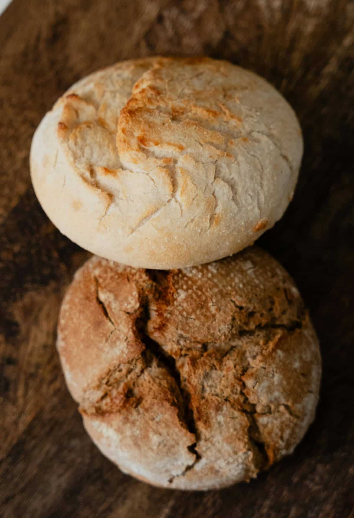 Flat bread that didn't rise enough.