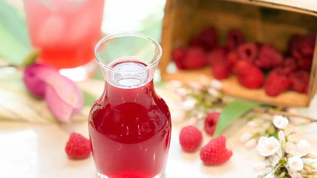 Raspberry Simple Syrup - Maplewood Road