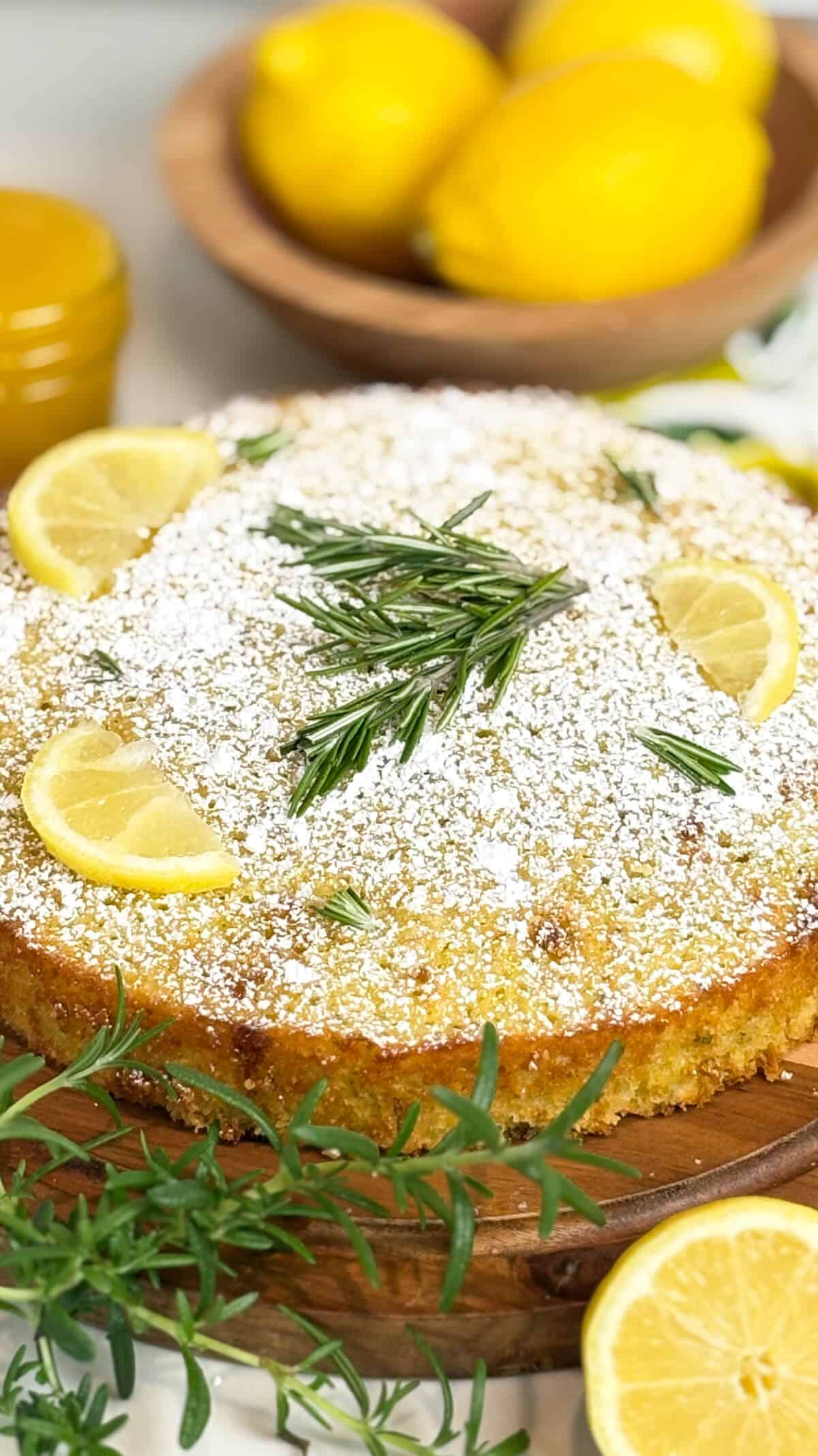 Whole cake.