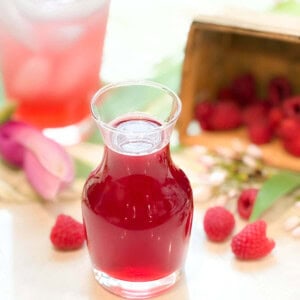 Raspberry Simple Syrup.