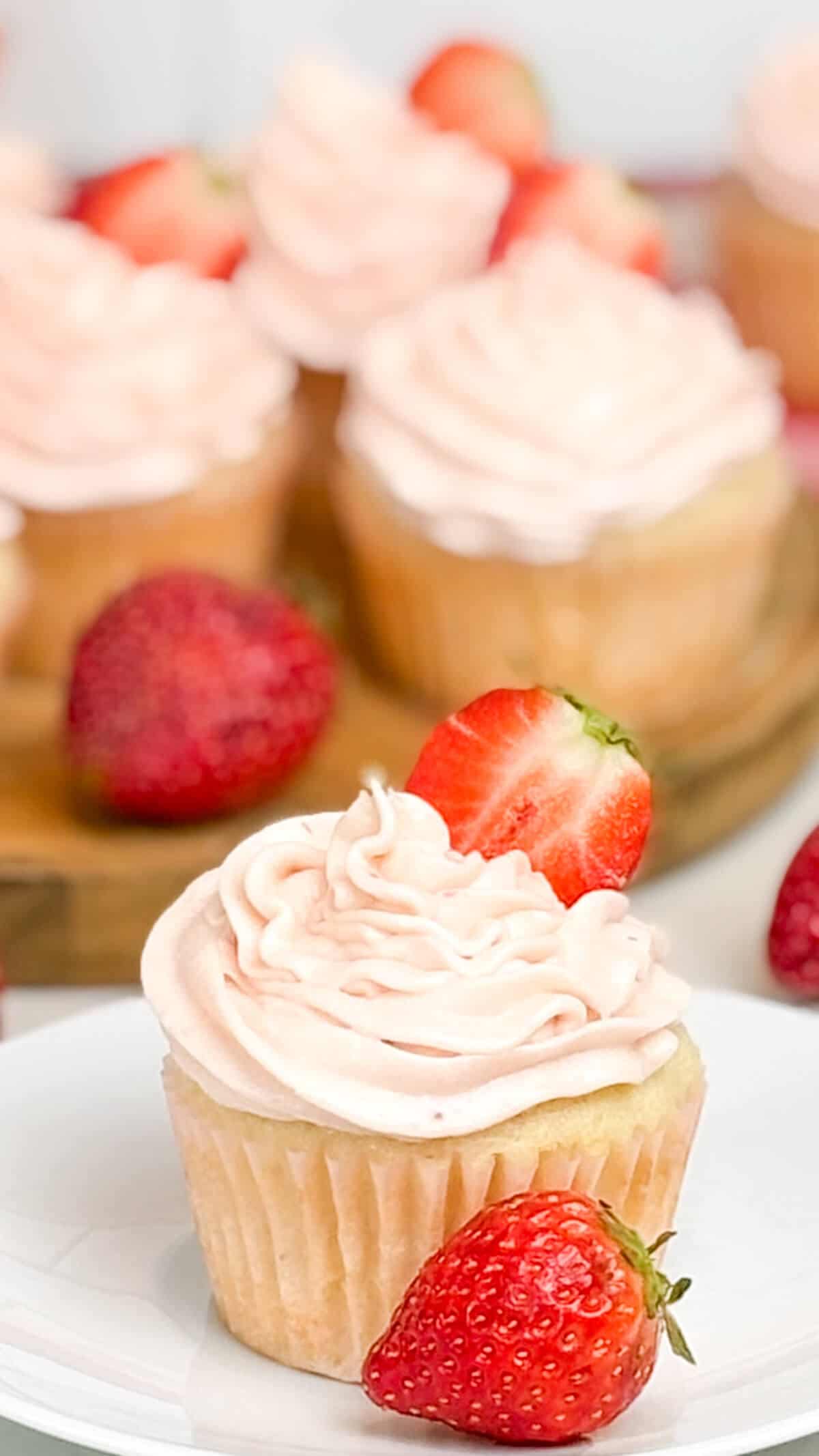 Finished cupcakes.