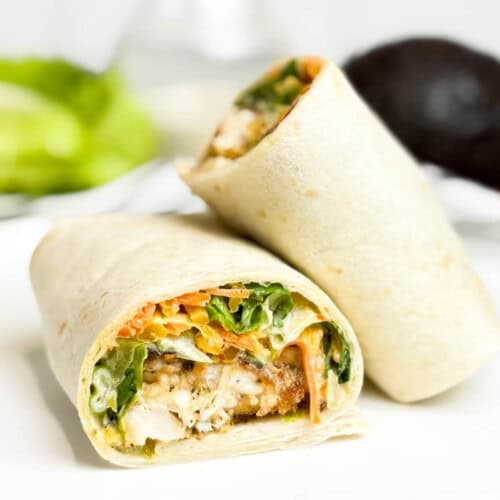 Honey Mustard Chicken Wrap.